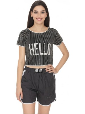 Oppland Kadın Plaj ve Deniz Şortu Günlük Hızlı Kurur Esnek Cepli Bağcıklı Rahatkesim OPKPDS26OPMOD178