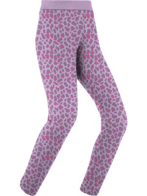Wedze Çocuk Termal Kayak Taytı - Pembe/leopar Desenli - Bl 500