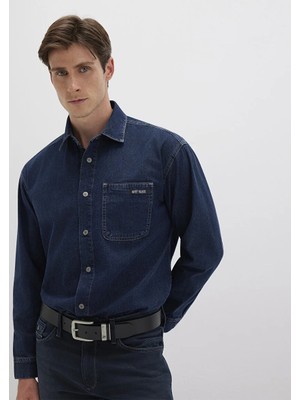 Mavi Aidan Mavi Black Vintage Indigo Mavisi Jean Gömlek 0210588-90768
