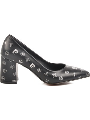 Siyah Topuklu Kadın Abiye Ayakkabı 50176 Z