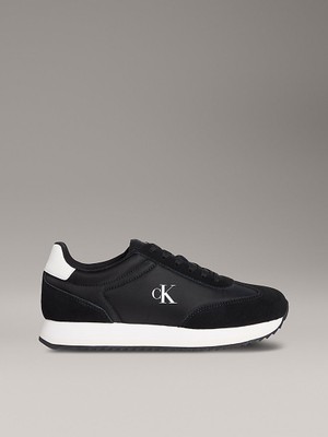 Calvin Klein RUNNER LACEUP MG NYLON MI Siyah Kadın Sneaker