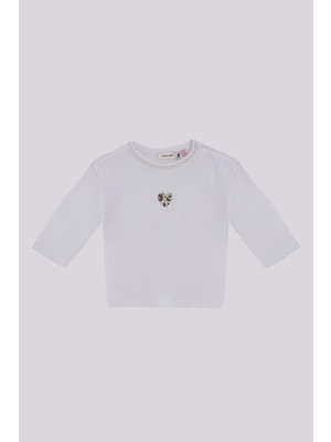 Bg Store Kız Bebek Beyaz Tshirt