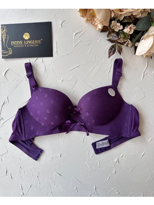 Alice Ithal Balensiz Push-Up Çiçek Desenli Önden Kurdeleli Sütyen