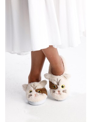 Caty Peluş Kadın Ev Terliği