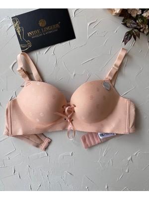 Alice Ithal Balensiz Push-Up Çiçek Desenli Önden Kurdeleli Sütyen