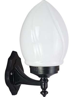 Modern Siyah Bahçe Aplik, 35CM, Teras, Balkon, Park, Aydınlatma