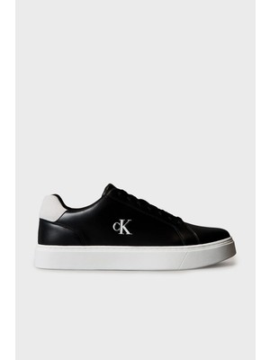 Calvin Klein Deri Logolu Sneaker Ayakkabı YM0YM014350GM Erkek Ayakkabı YM0YM01435 0gm