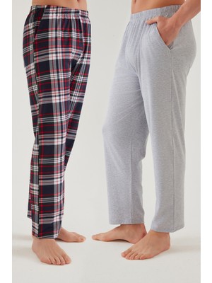 Koza İç Giyim Erkek Pamuklu  2'li Tek Alt Pijama