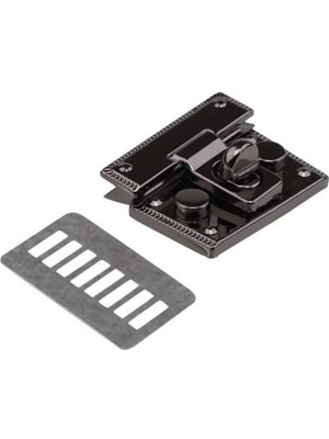 Çanta Kilidi Çift Düğmeli Füme