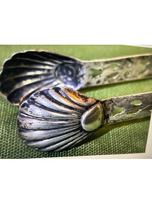 Gümüş Ten Avrupa Şeker Tutacağı 15 cm Boyunda - 36 Gram