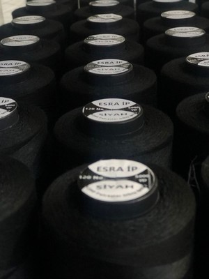 Siyah Dikiş Ipliği Polyester 120 Numara (Açıklama Okuyunuz)