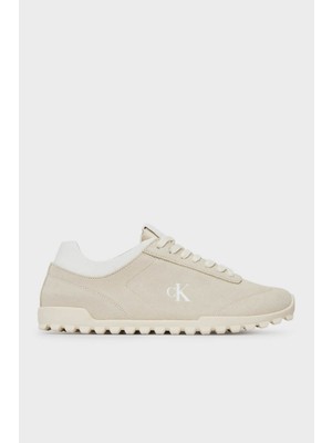 Calvin Klein LOW PROFILE RUNNER MG SUE Krem Kadın Sneaker