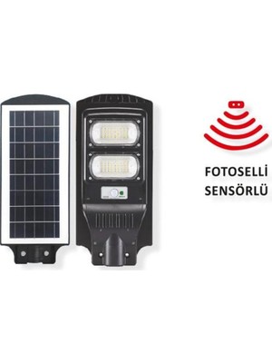 Güneş Enerjili Bahçe Aydınlatma Direği, 60W Solar Sokak Lambası