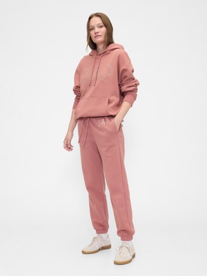 Gap Kadın Açık Pembe Gap Logo Fleece Jogger Eşofman Altı