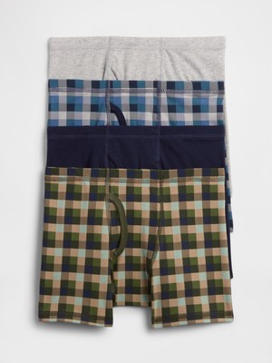 Gap Erkek Çocuk Çok Renkli Boxer Şortları (4'lü)