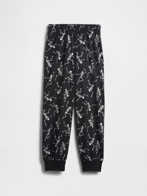 Gap Erkek Çocuk Siyah Halloween Geri Dönüştürülmüş Pj Joggers