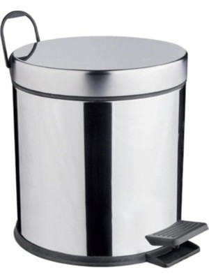 Krom Micro Pedallı 5 Lt Çöp Kovası, Şık ve Pratik Temizlik Çözümü