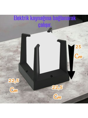 Set Üstü Bahçe Duvar Armatürü, Aydınlatma Apliği, E27 Duy, Dekoratif ve Şık Tasarım