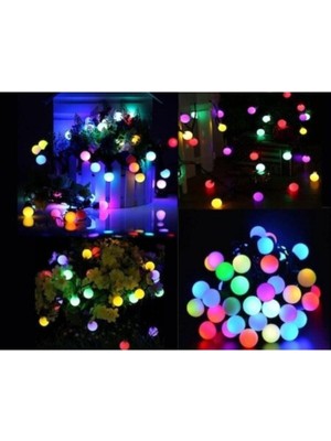 5 Metre 28 LED Renkli Pilli Mini Top Işıklar, Canlı ve Enerjik Atmoslar Için Ideal
