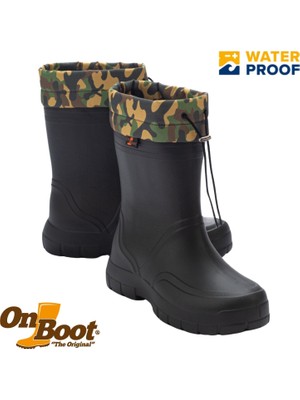 ONBOOT Onboot Eva Hafif Su Geçirmez Kısa Bağlı Av İş, Yağmur Bahçe Çizmesi 2006