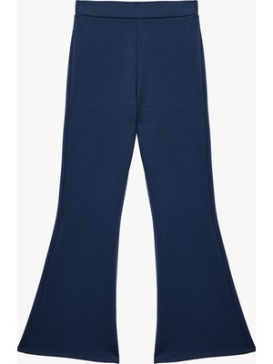 Scuba Kumaş Slim Fit Ispanyol Paça Pantolon