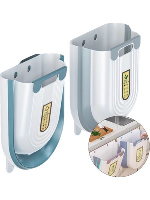 Katlanabilir Çok Renkli Mutfak Çöp Kovası, Pratik ve Şık Tasarım