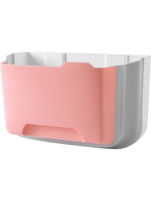 Katlanabilir Askılı Çöp Kutusu, Pratik ve Şık, Beyaz