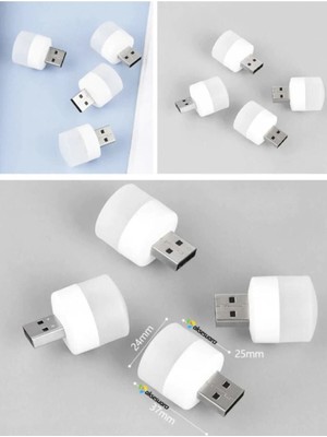 4'lü USB LED Küçük 1W Işık Paketi, Koridor, Tuvalet, Oturma ve Çocuk Odası Için