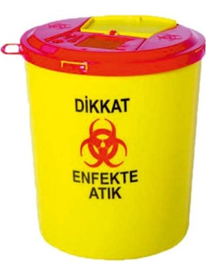 Renkli 5l Tıbbi Atık Kovası, Hijyenik ve Kullanışlı Sağlık Ekipmanı