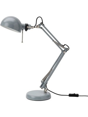 Turkuaz Çalışma Lambası, 35 Cm, Parlak ve Şık Tasarım