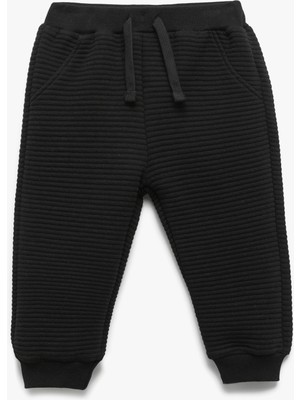 Pamuklu Beli Bağcıklı Basic Jogger Eşofman Altı