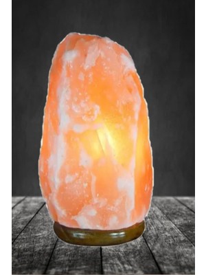 Doğal Pembe Tuz Gece Lambası, 2-3 Kg, Sıcak ve Rahat Atmosfer Için Idealdir