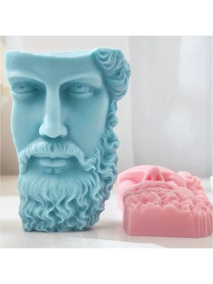 Beyaz Beton Mum ve Silikon Kalıp Seti, El Yapımı Dekorasyon Aracı