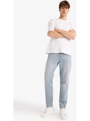 DeFacto Relax Tapered Fit Dar Paça Jean Pantolon F8402AX25AU