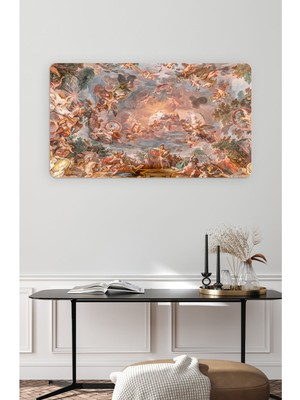 Mitolojik Tavan Resmi Kendinden Yapışkanlı Duvar Dekoru, Şık ve Zarif Tasarım