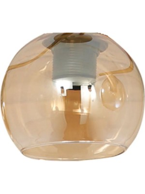 Mavi Yedek Bal Avize Camı, 14 cm Çap, 4.5 cm Ağız Çapı, Şık ve Dayanıklı.