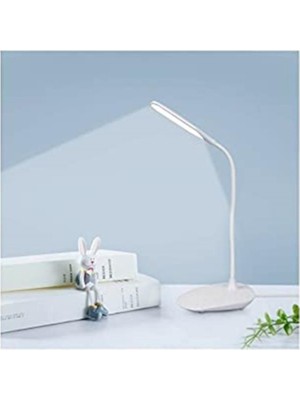 Şarjlı 26 LED Dokunmatik Günışığı ve Masa Lambası, Beyaz Işıklı Gece Lambası