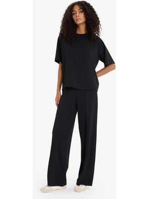 DeFacto Straight Fit Modal Geniş Paça Yumuşak Dokulu Eşofman Altı F1028AX25AU