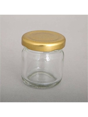 Cam Kavanoz Kapaklı 10 Adet 40 cc Numunelik Seti