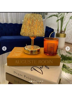 Bej Kumaş Kaplı Dekoratif Kitap Kutusu Çift Seti