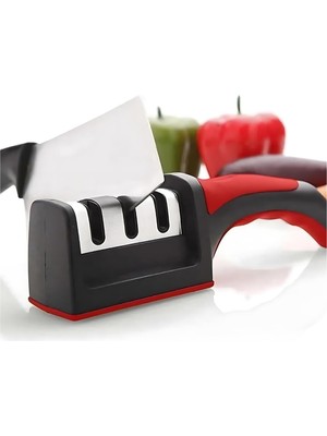 Misda Store Açı Bıçak Bileme Aleti Seti - Ergonomik Saplı ve Mutfakta Kullanışlı Universal Bıçak Bileme Aparatı