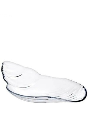 Şeffaf 2'li Cam Kase ve Sunum Tabağı Seti, Beyaz Renk, Şık ve Zarif Tasarım