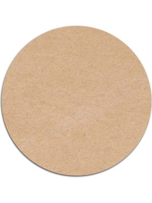 12 Adet 33CM Çap Ham Mdf Duralit Daire Plaka Supla Seti