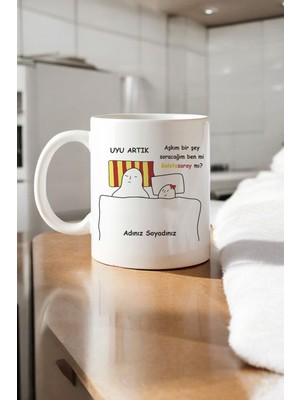 Kişiye Özel Aşkım Ben Mi Galatasaray Mı Taraftar Kupa Bardak Hediye