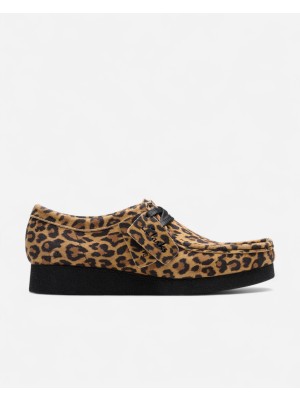 Clarks Wallabeeevosh Leopard Suede, M; 3 Kadın Kahverengi Günlük Ayakkabı 26184612