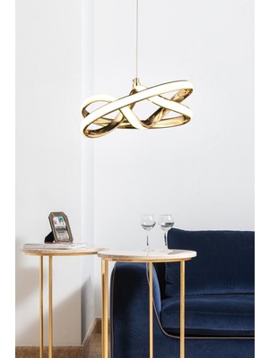 Altın Kaplama Modern Metal Sarkıt Avize, Salon, Mutfak, Yatak Odası Için Şık Aydınlatma