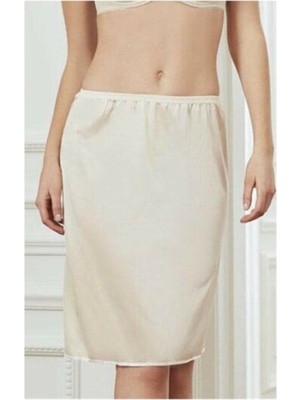 Kadın Ten Uzun Jüpon Astar Kombinezon 0619 Yeni Sezon