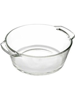 4'lü Cam Kase Seti, Kulplu, Kahvaltı, Reçellik ve Çerezlik, Yuvarlak, Şık Sunum