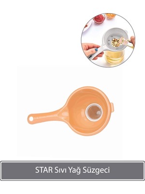 Star Sıvı Yağ Süzgeci - Pratik ve Temiz Kullanım Için Mükemmel Seçim