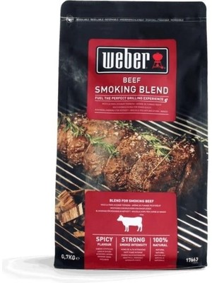 Weber 17663 Tütsüleme Odun Cipsi – Sığır Etleri Için Karışım 700 G